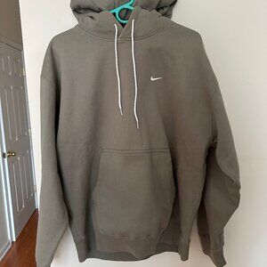 Nike Solo Swoosh Heavyweight Fleece Pullover Hoodie - Medium